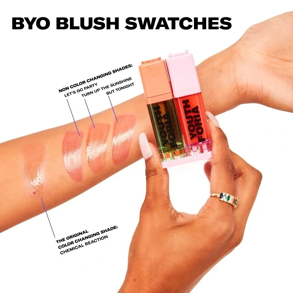 NEW IN BOX Youth Foria BYO Color Changing Blush Oil ~ Chemical Reaction 🥰